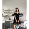 Vestido Francés Cuello Cuadrado Elegante y Romántico para Mujer