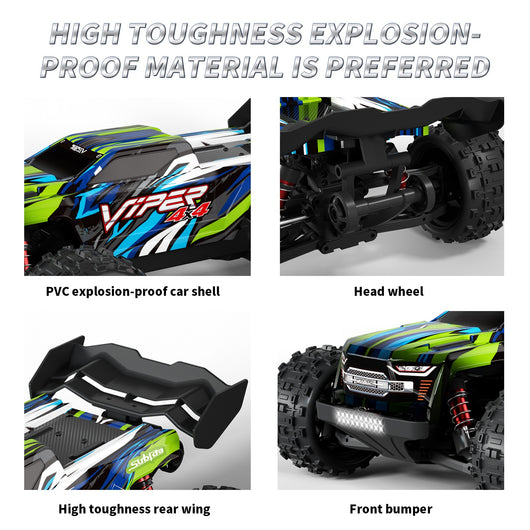 Auto RC Todoterreno 4x4 de Alta Velocidad con Tracción Integral y Control Remoto - Image 22