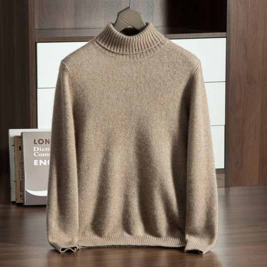 Suéter Básico Holgado con Cuello Alto - Image 15