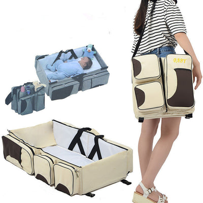 Cuna Portátil Plegable con Bolsa Integrada para Viajes - Image 7