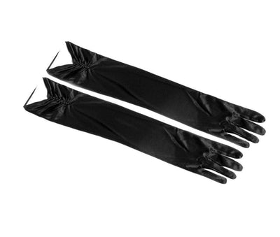 Guantes de Novia con Cobertura de Cicatrices y Doble Hilera de Perlas - Protección Solar - Image 3