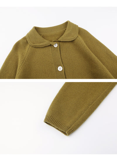 Cardigan Tejido Blanco Cuello Solapa Oversized - Image 15