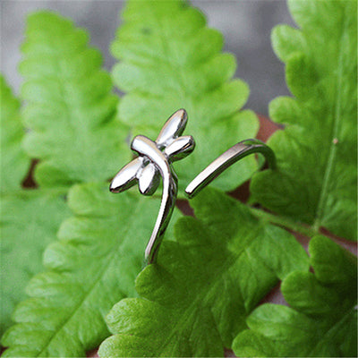 Anillo Libélula Plateado - Image 5