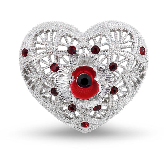 Broche Flor Amapola Rojo Estilo Europeo y Americano - Image 6