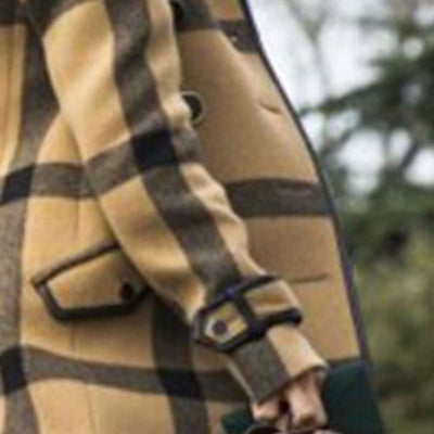 Chaqueta Larga Cuadros Casual para Mujer - Image 12