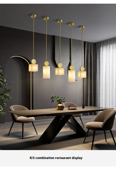 Lámpara Colgante de Cobre Minimalista Moderna para Dormitorio - Image 21