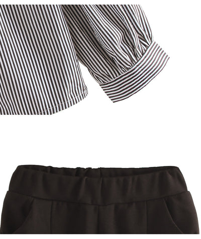 Conjuntos de Primavera para Niñas con Moños - Blusas y Pantalones - Image 13