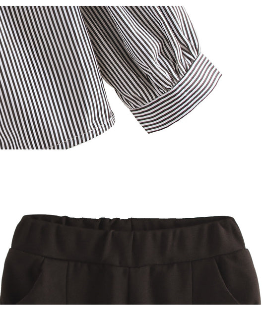 Conjuntos de Primavera para Niñas con Moños - Blusas y Pantalones - Image 13