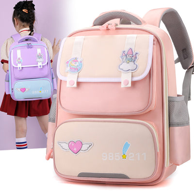 Mochila Escolar Estilo Británico Ligera y Resistente - Image 2