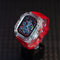 Ultra Modification Transparente Case Applicable To Watch Band Transparente Rojo 49mm
