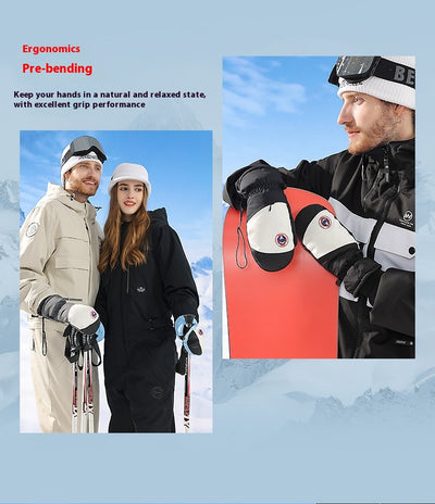 Guantes de Snowboard para Mujer Impermeables con Pantalla Táctil y Forro Térmico - Image 23