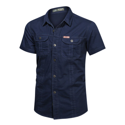 Camisa Militar de Verano Manga Corta para Hombre - Image 23