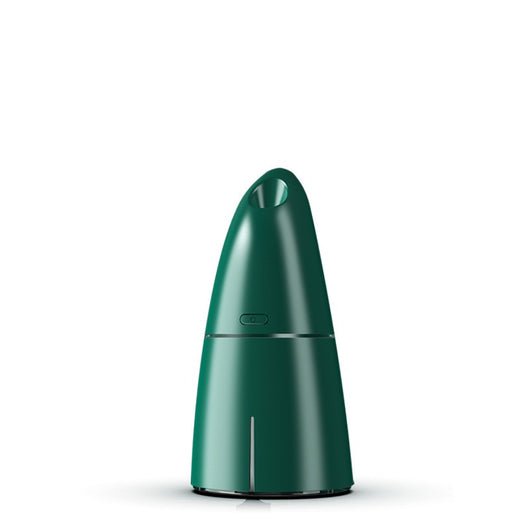 Red columnar USB mini humidifier with a power button and top mist outlet, designed for small spaces. - Image 7