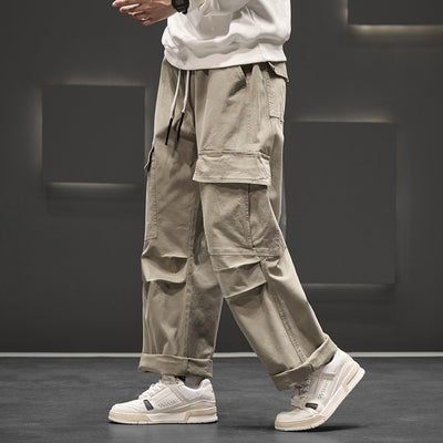 Pantalones Rectos Talla Grande para Trabajo y Uso Casual - Image 4