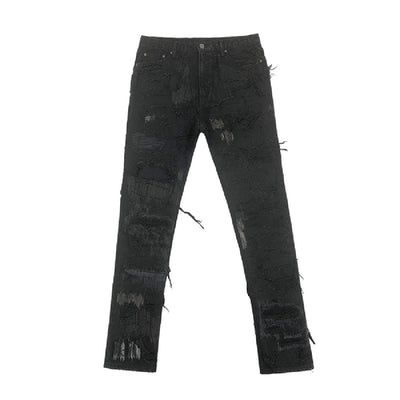 Jeans Rotos de Moda Urbana con Diseño Desgastado - Image 7