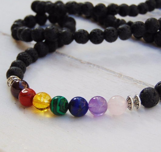 Collar de Encanto para Hombre con Lava Negra - Image 9