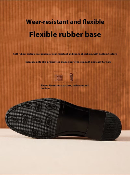 Mocasín Clásico Británico en Cuero Granulado Litchi para Hombre - Image 5