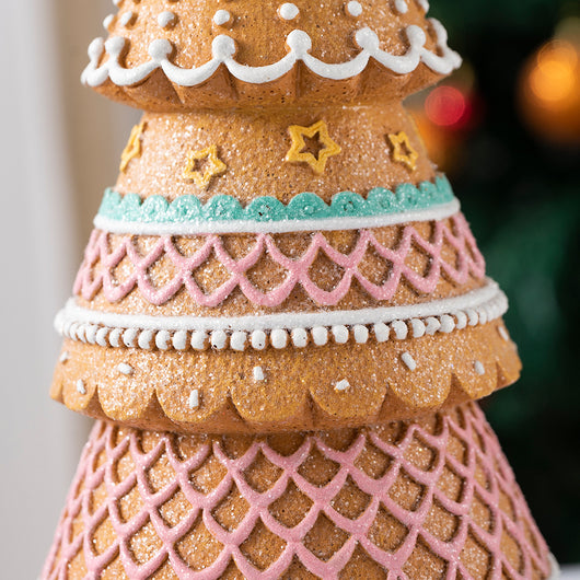 Árbol de Navidad de Jengibre - Decoración de Escritorio para Sala de Estar - Image 13