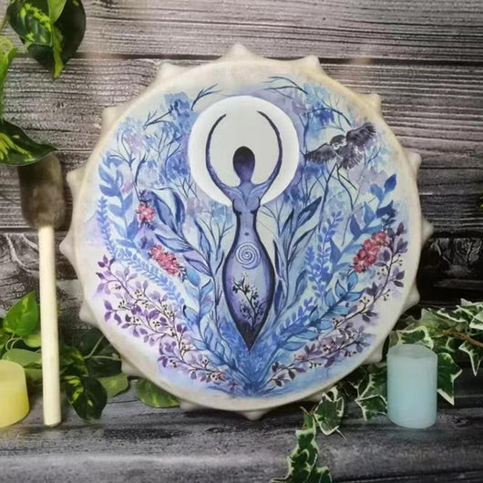 Tambor Chamánico Árbol de la Vida - Instrumento Artesanal Siberiano Hecho a Mano - Image 5