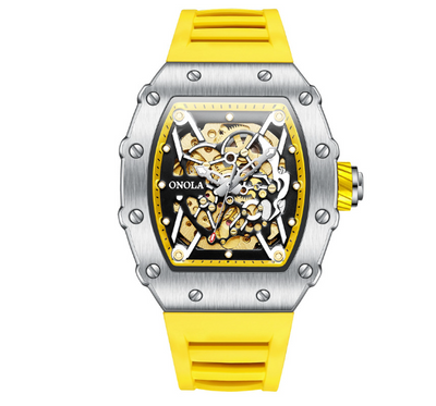 Reloj Deportivo Automático para Hombre con Banda de Silicona Resistente al Agua - Image 10