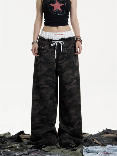 Pantalones Deportivos Casuales a Rayas para Mujer - Image 8