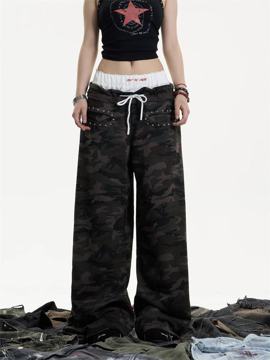 Pantalones Deportivos Casuales a Rayas para Mujer - Image 8