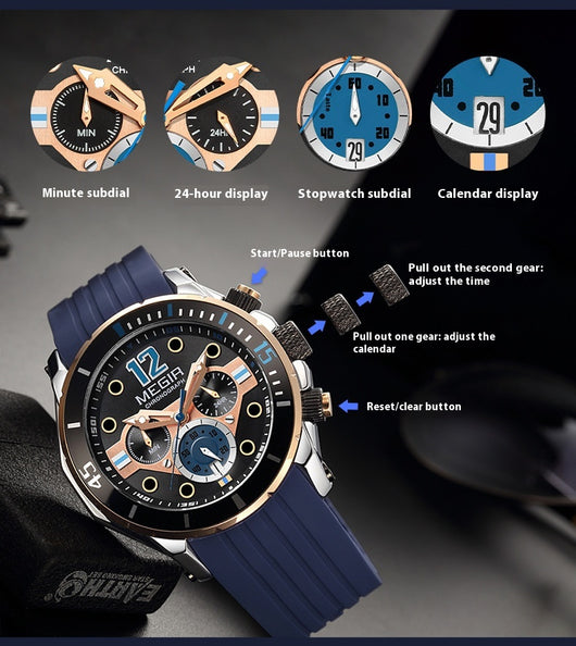 Reloj Deportivo Inteligente Luminoso Resistente al Agua con Cronómetro - Image 22