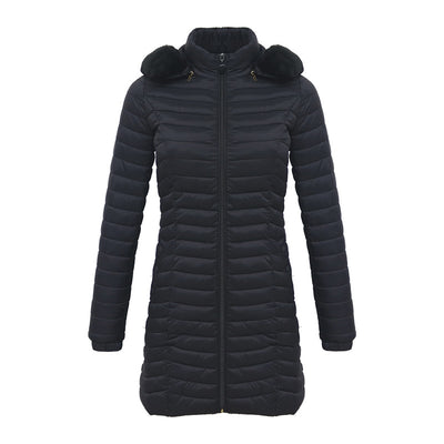 Abrigo Acolchado Ultraligero para Invierno - Parka Larga de Algodón Mujer - Image 12