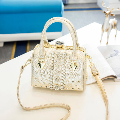 Bolso Bandolera Monohombro Mujer con Estampado Serpiente y Cierre Diamantado - Image 11