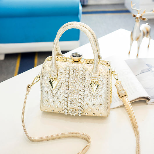 Bolso Bandolera Monohombro Mujer con Estampado Serpiente y Cierre Diamantado - Image 11