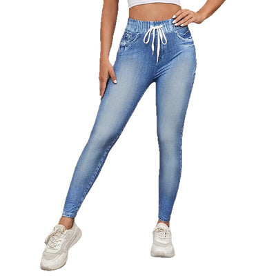 Jeans Rotos Cintura Alta Súper Elásticos - Image 4