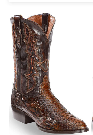 Botas de Hombre Patchwork Acolchadas con Punta Bordada - Image 5