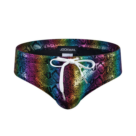 Bóxer de Baño Hombre Arcoíris Serpentina