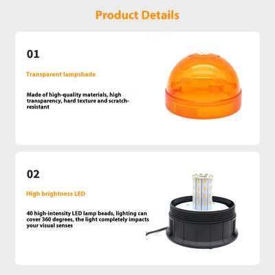 Lámpara Estroboscópica de Seguridad para Techos de Maquinaria Industrial - Image 7