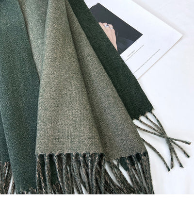 Bufanda de Cachemira para Mujer - Combinación de Colores Otoño Invierno - Image 49