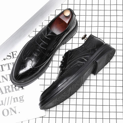 Zapatos de Cuero para Hombre con Punta Afilada y Caña Media - Image 13