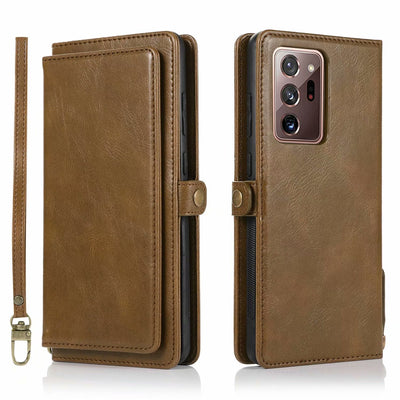 Funda Magnética Galaxy S21 Patrón Crazy Horse con Cierre de Hebilla - Image 4