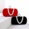 Bolso de Noche Terciopelo Diamante - Clutch Elegante para Novia