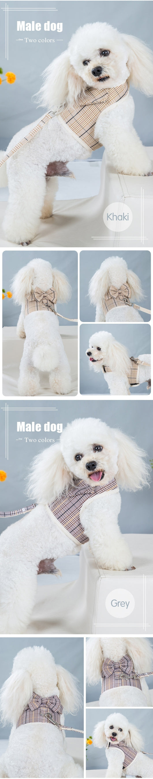Arnés de Pecho con Cuerda de Sujeción para Mascotas - Image 13