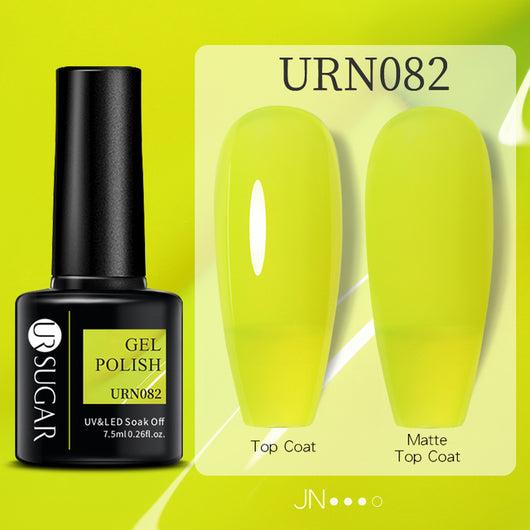 Esmalte de Uñas Gel Brillo Negro, Blanco y Rojo Efecto Mate - Image 25