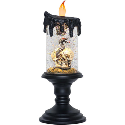 Lámpara Decorativa Halloween Castillo Calabaza con Velas LED - Image 6