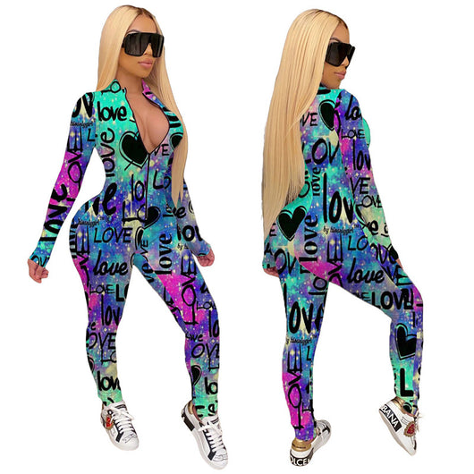 Jumpsuit Deportivo con Estampado de Personalidad - Image 9