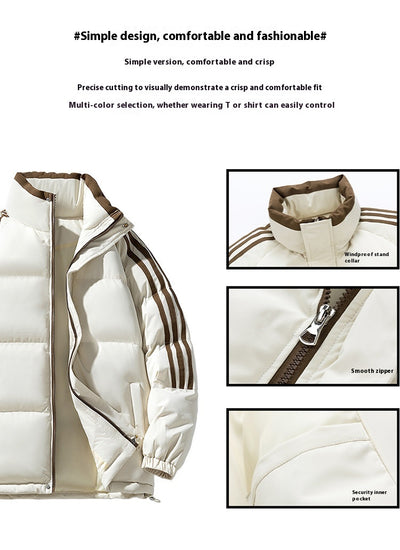 Abrigo Acolchado de Plumón Invierno Premium - Chaqueta Térmica Gruesa - Image 41