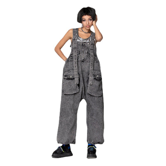 Overol de Mezclilla Trendy Talla Grande