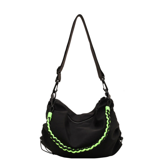 Bolsa Crossbody Naranja Grande de Nylon - Mochila Escolar de Alta Capacidad - Image 7