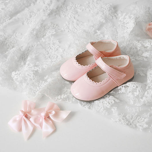Zapatos de Tacón Bajo para Niñas con Moño - Cuero Elegante Primavera Otoño - Image 7