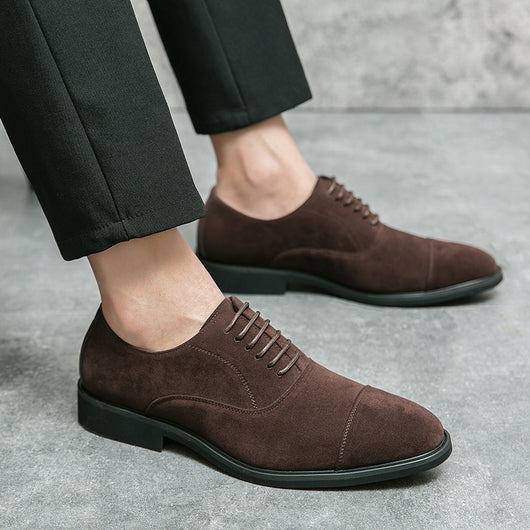 Zapatos de Cuero Business Casual con Acabado Mate