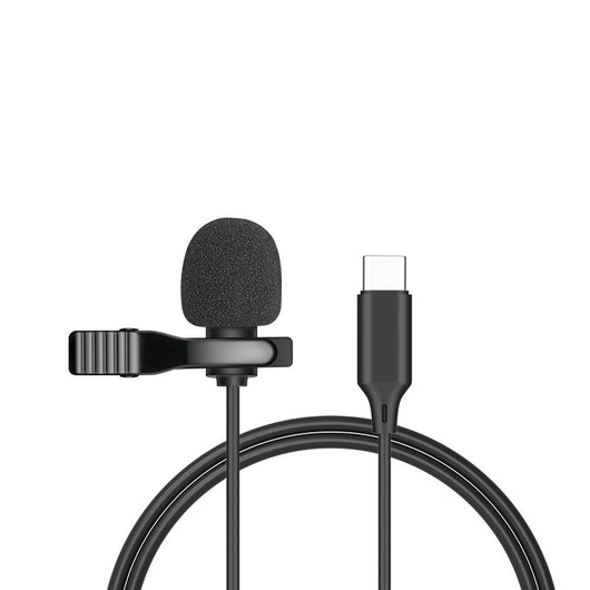 Micrófono Lavalier de Solapa Metálico Compatible con Apple para Transmisión en Vivo - Image 6