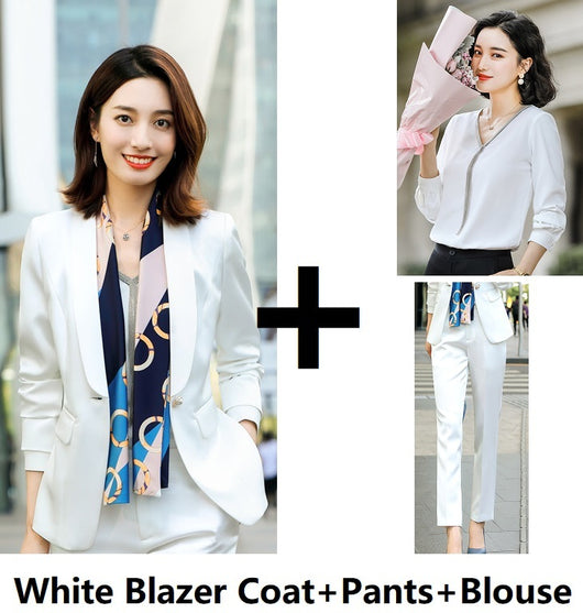 Traje Ejecutivo Femenino Dos Piezas - Elegancia Profesional - Image 12