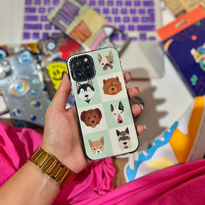 Case iPhone - Perros Cuadrados